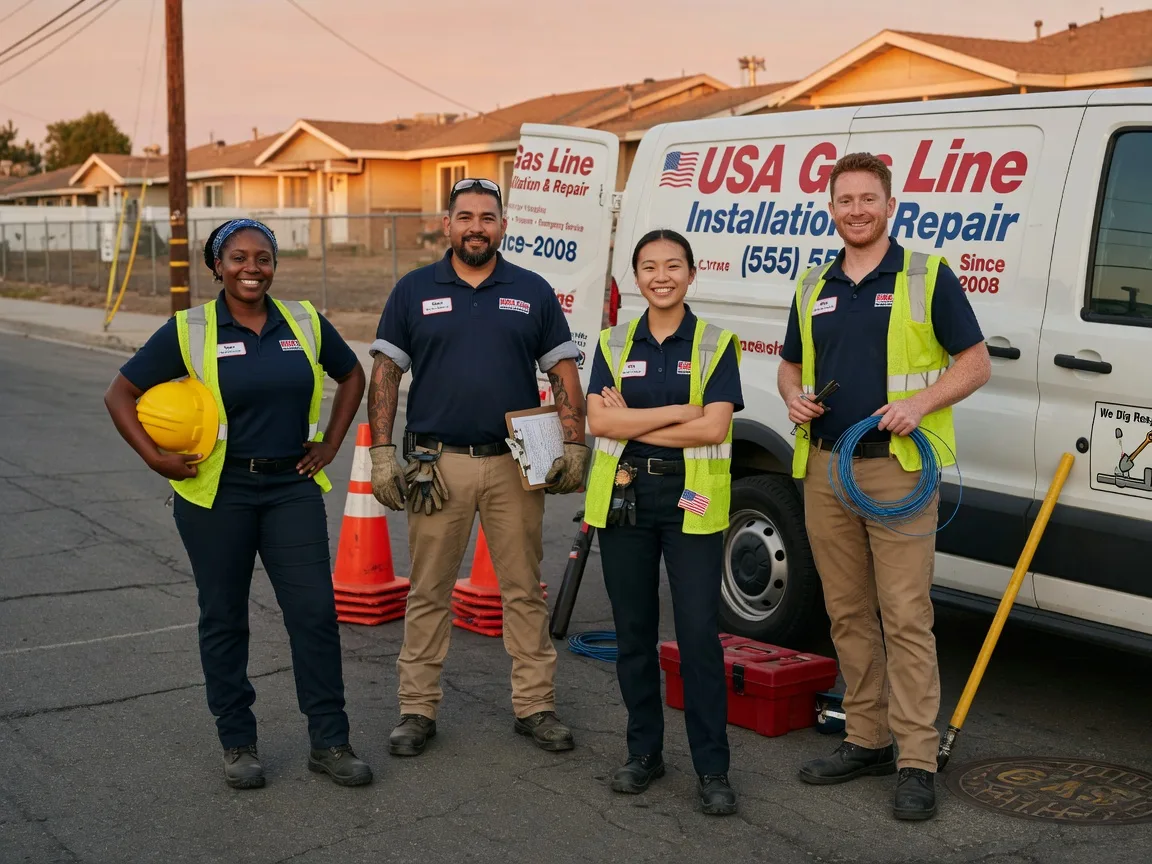 Gas Line Installation company in Slovan, PA